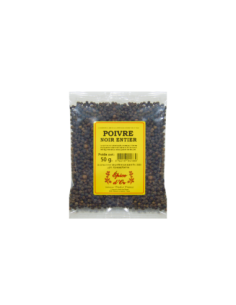 POIVRE NOIR ENTIER 50G