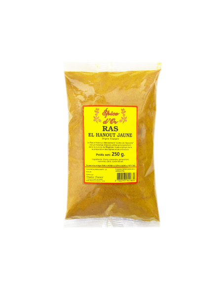 RAZ EL HANOUT JAUNE 250G