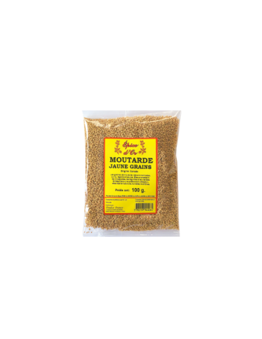 MOUTARDE JAUNE GRAINS 100G